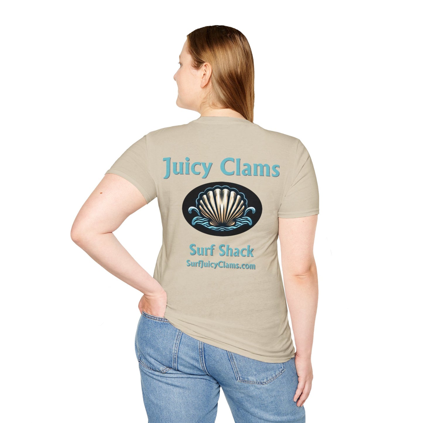 Juicy Clams Unisex Logo T-Shirt (L003)