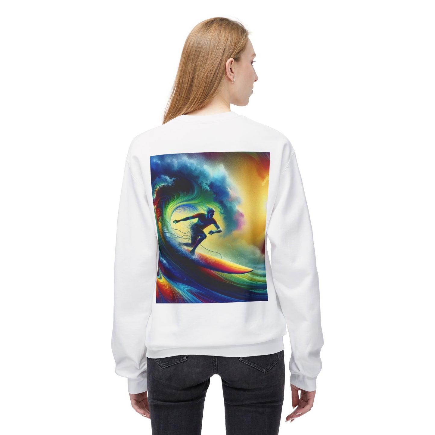 Juicy Clams Unisex Midweight Fleece Crewneck Sweatshirt (D027)