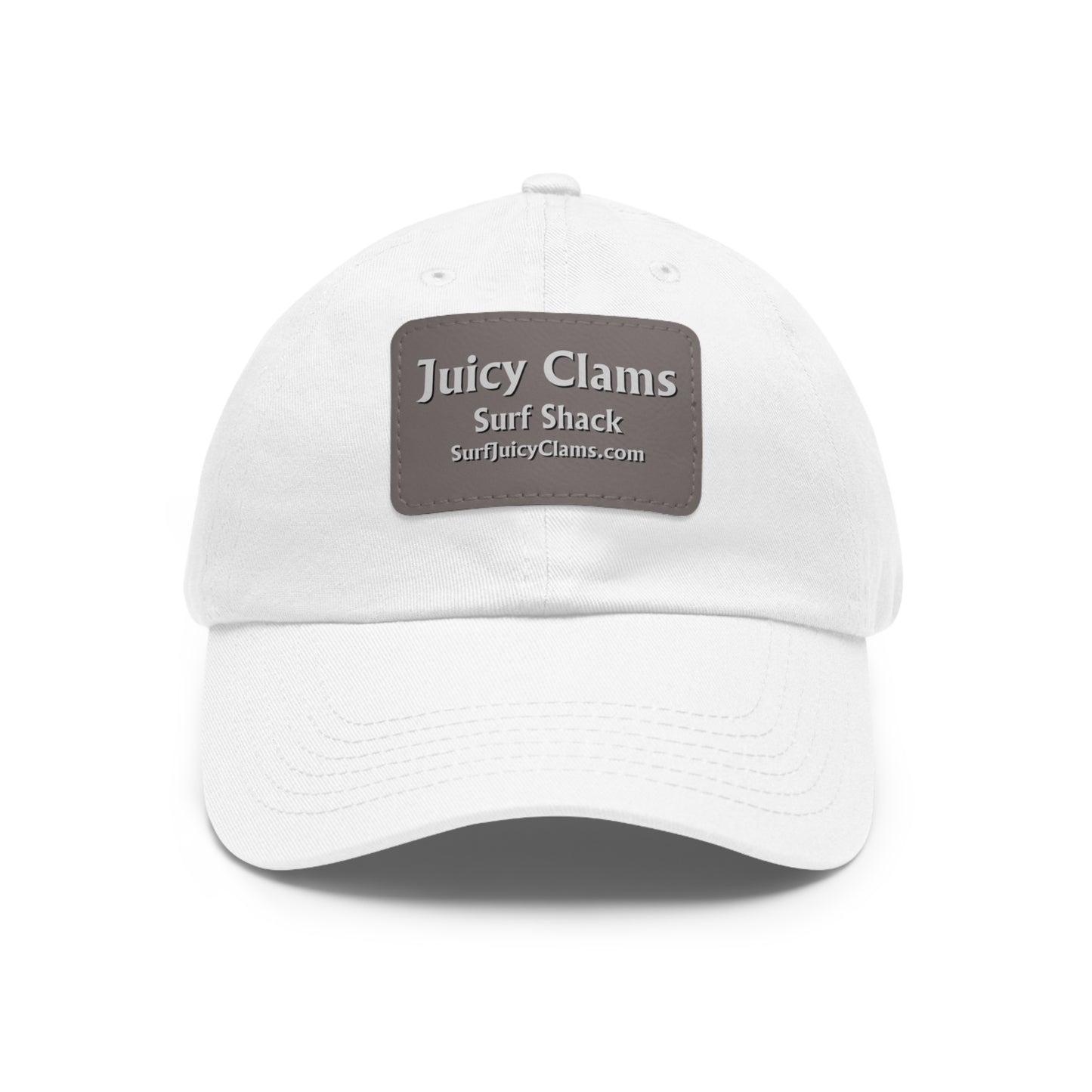 Juicy Clams Ball Cap with Grey Patch