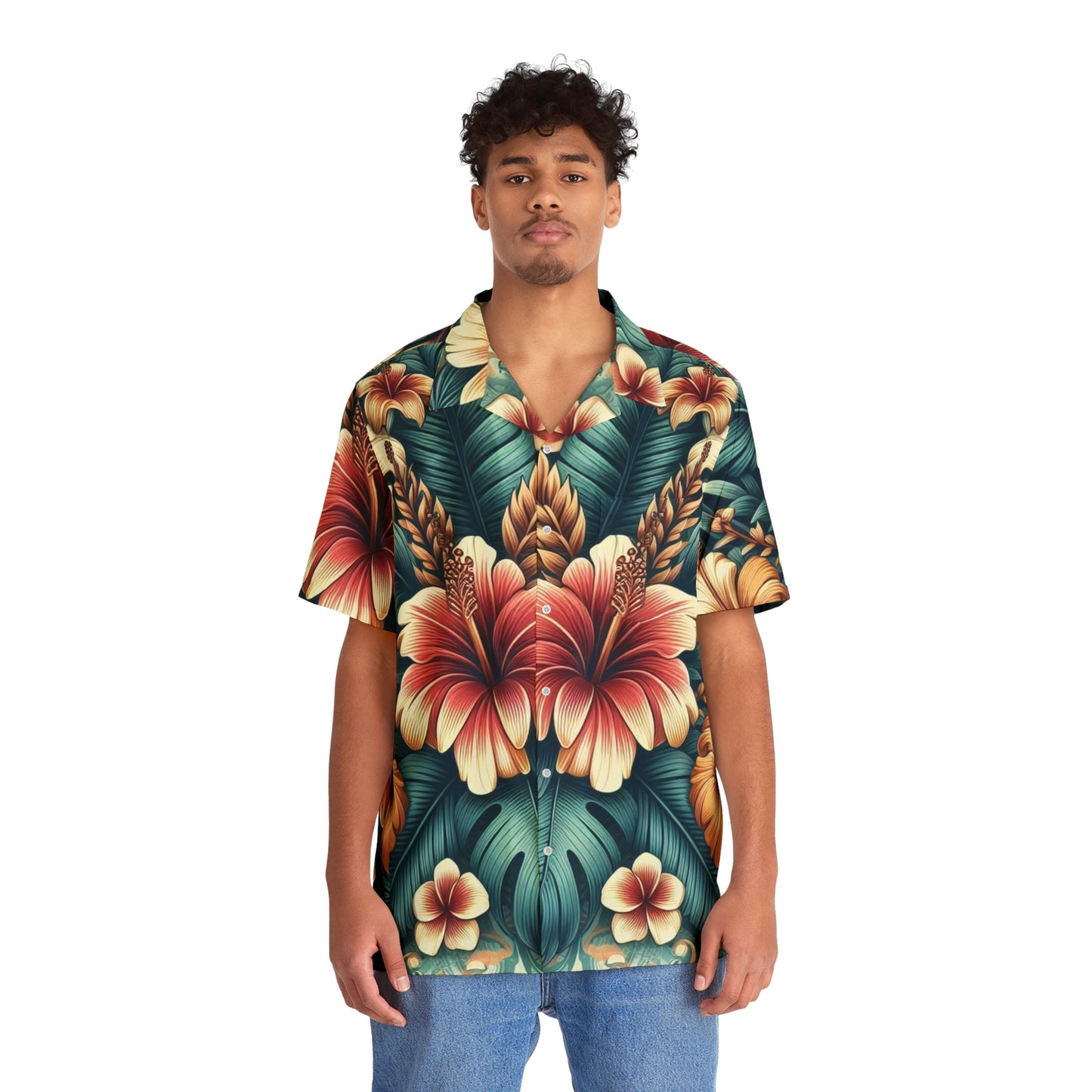 Juicy Clams Men's Hawaiian Shirt (1093)