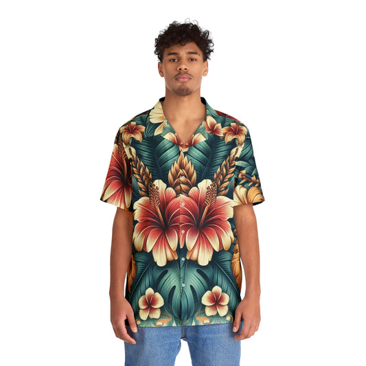 Juicy Clams Men's Hawaiian Shirt (1093)