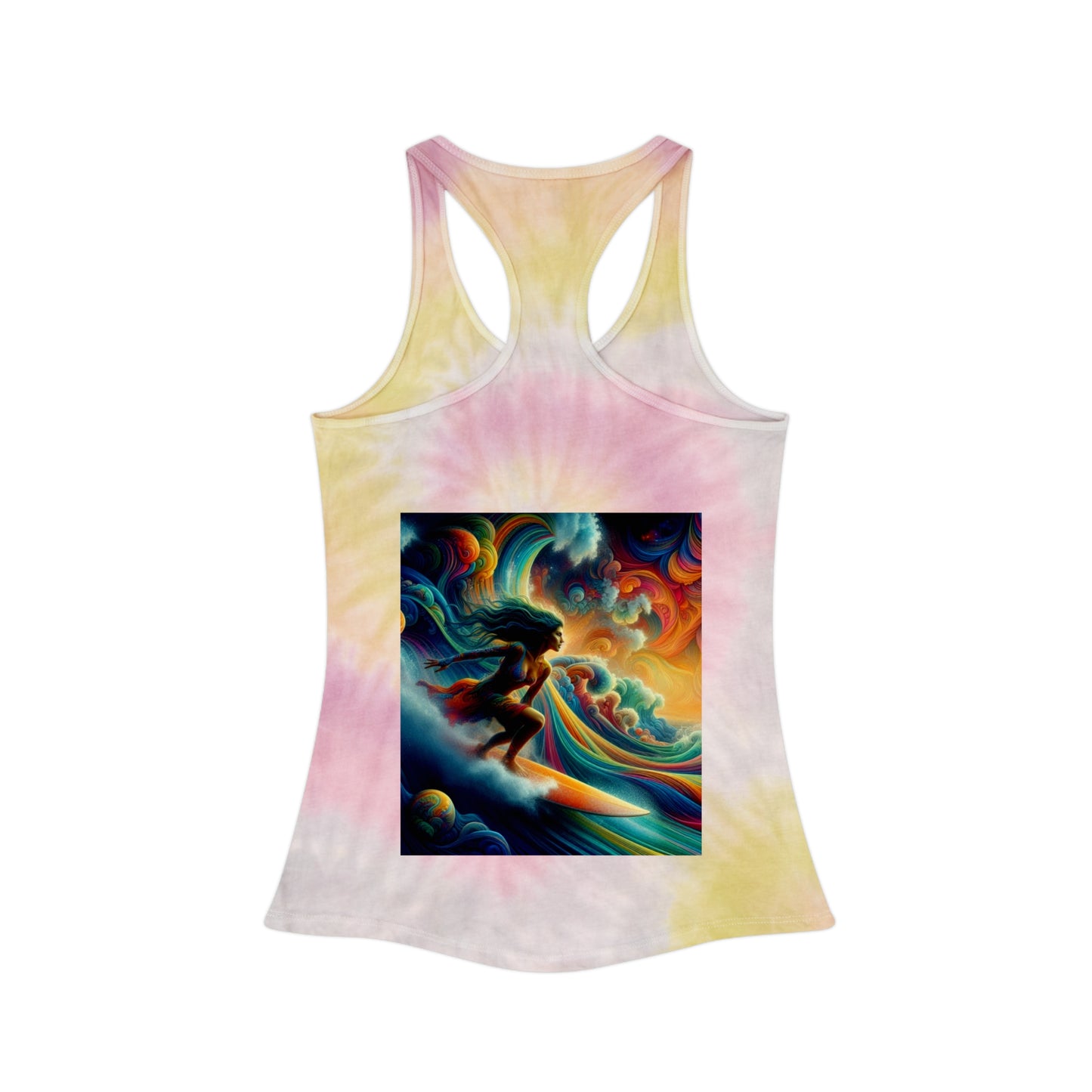 Juicy Clams Tie Dye Racerback Tank Top (D016)