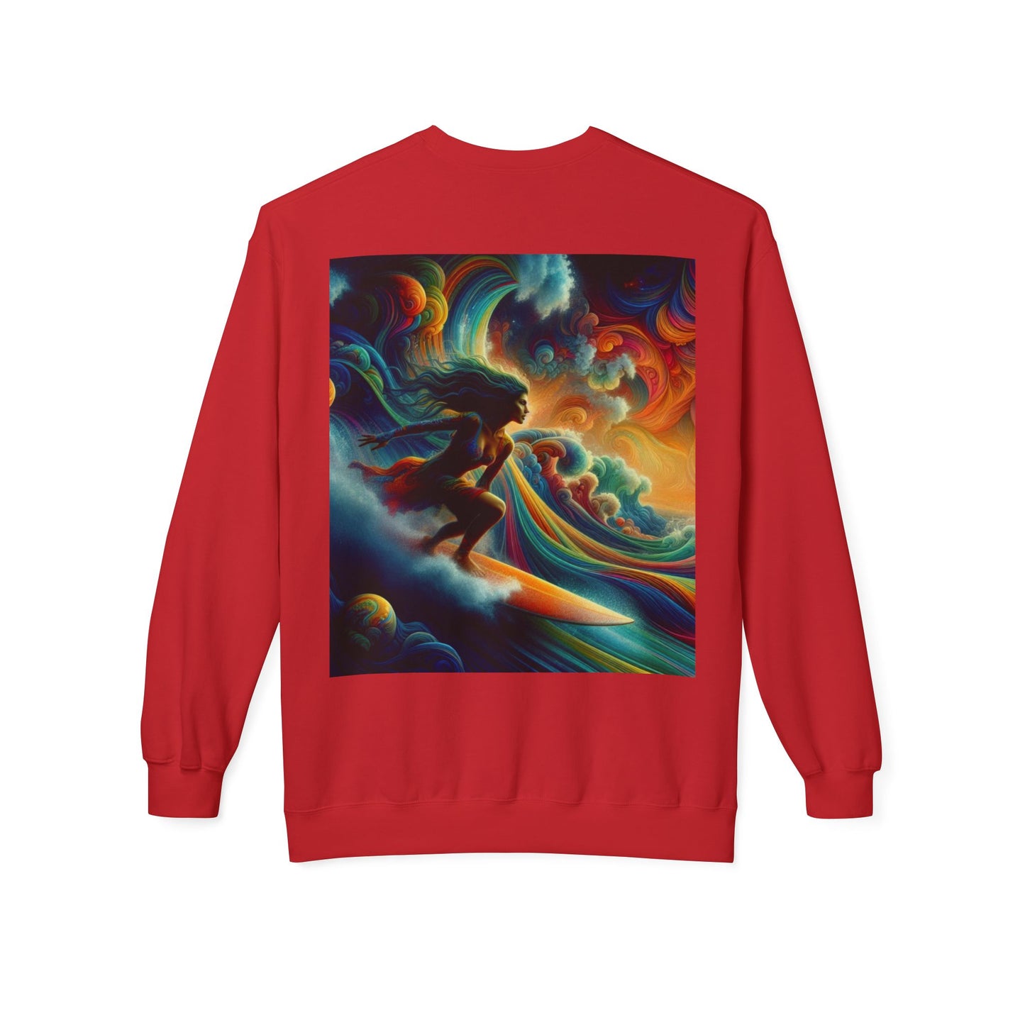 Juicy Clams Unisex Midweight Fleece Crewneck Sweatshirt (D016)