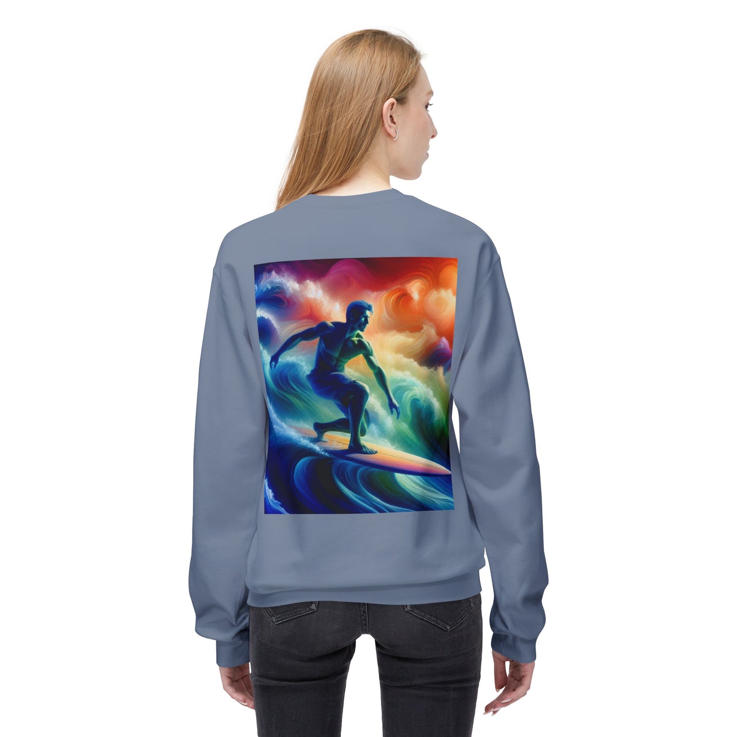 Juicy Clams Unisex Midweight Fleece Crewneck Sweatshirt (D015)