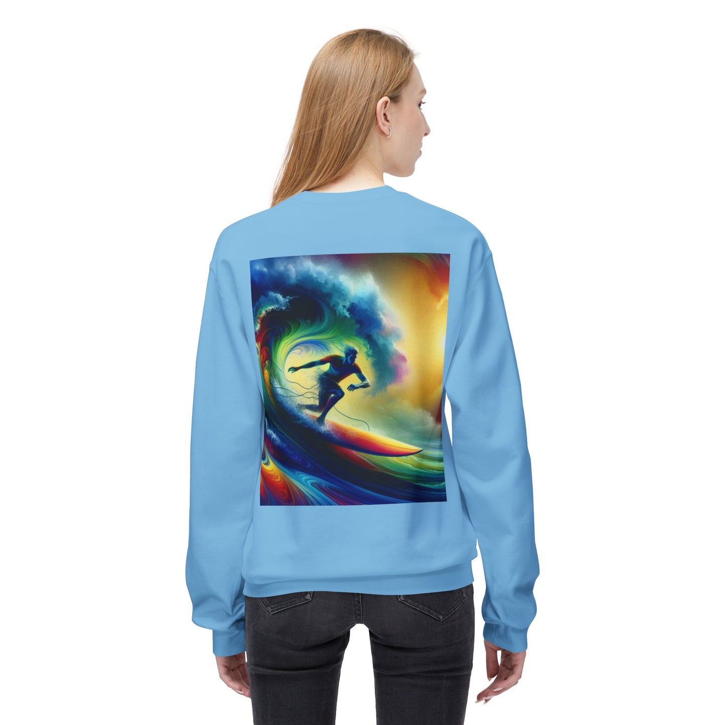 Juicy Clams Unisex Midweight Fleece Crewneck Sweatshirt (D027)