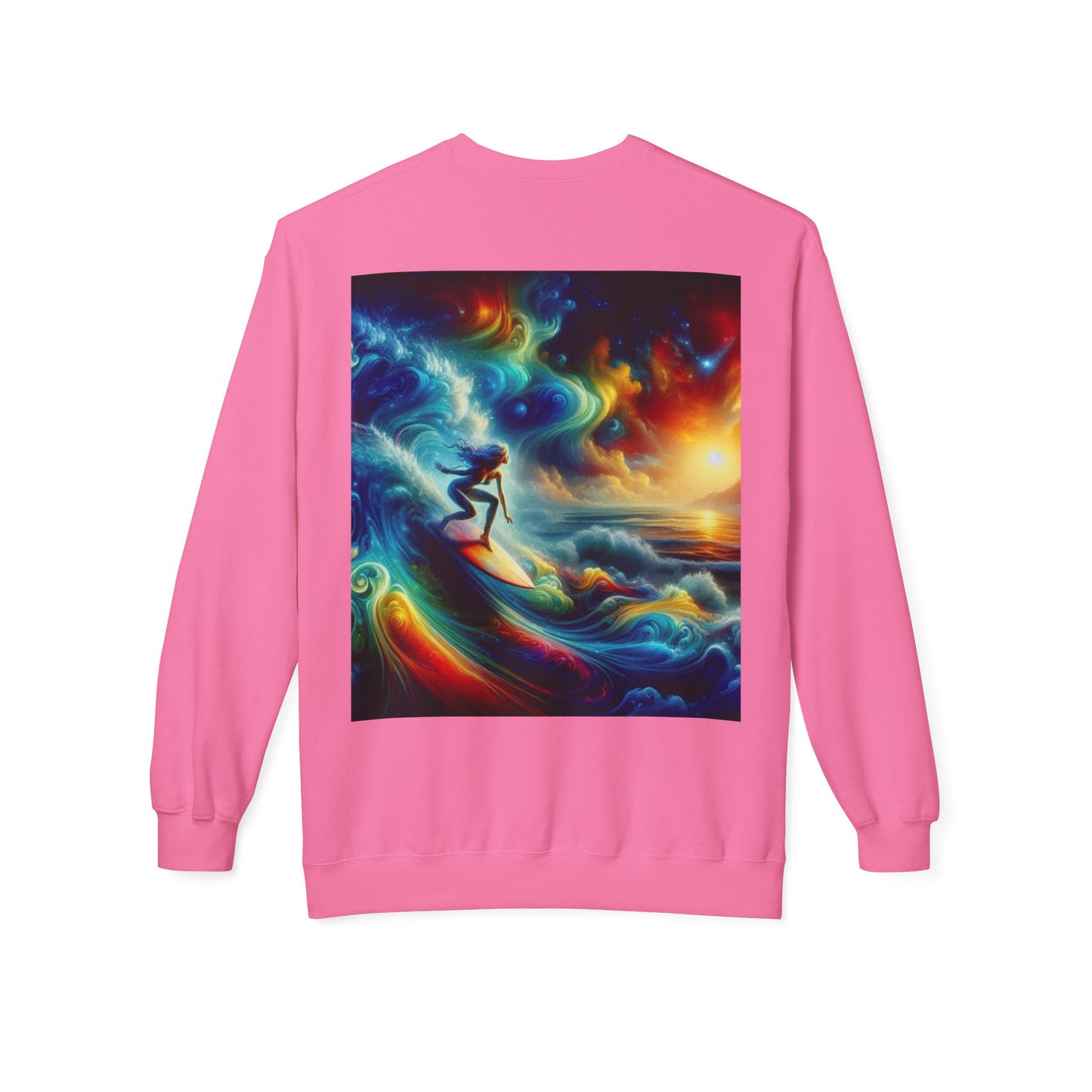 Juicy Clams Unisex Midweight Fleece Crewneck Sweatshirt (D035)