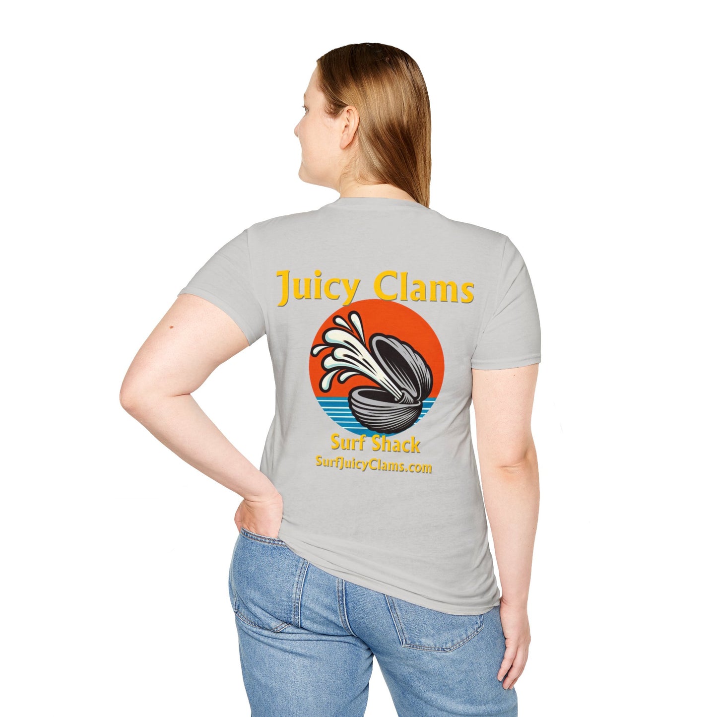 Juicy Clams Unisex Logo T-Shirt (L005)