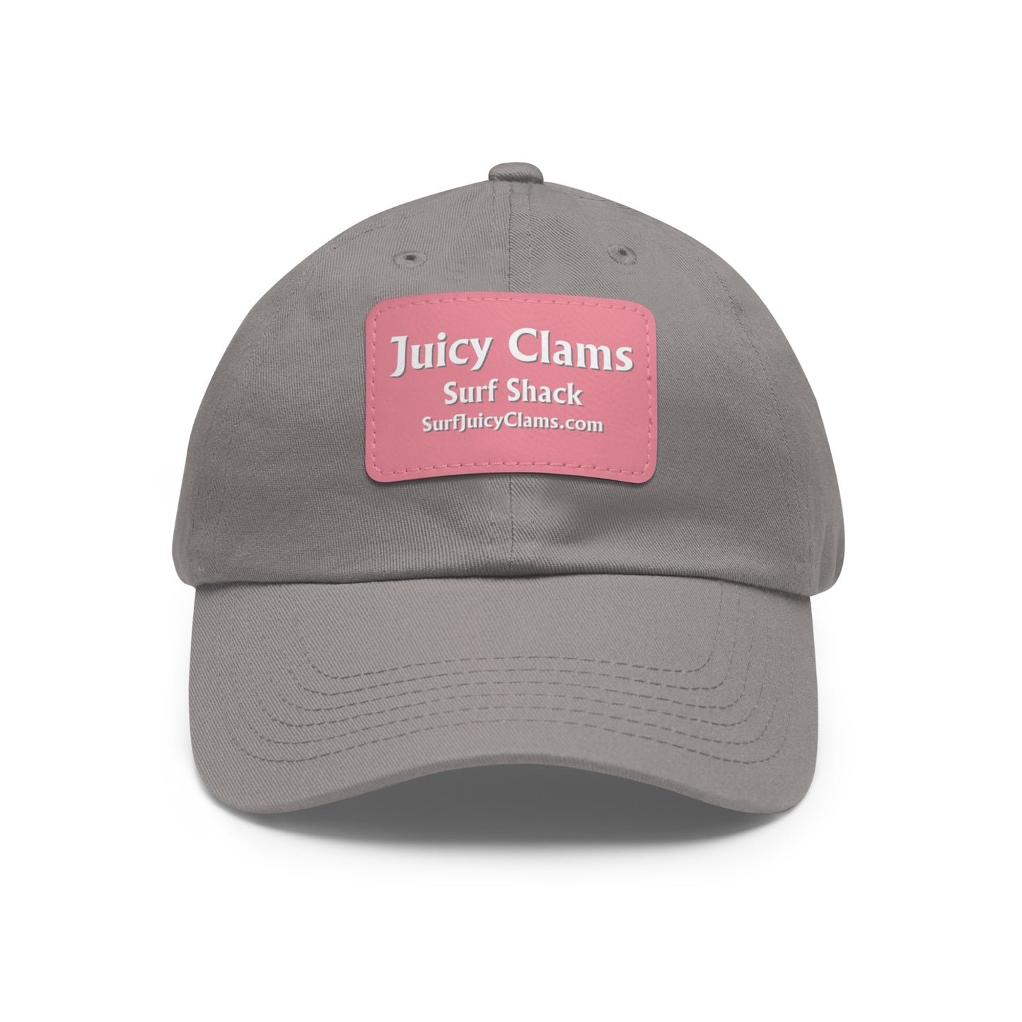 Juicy Clams Ball Cap with Pink Patch