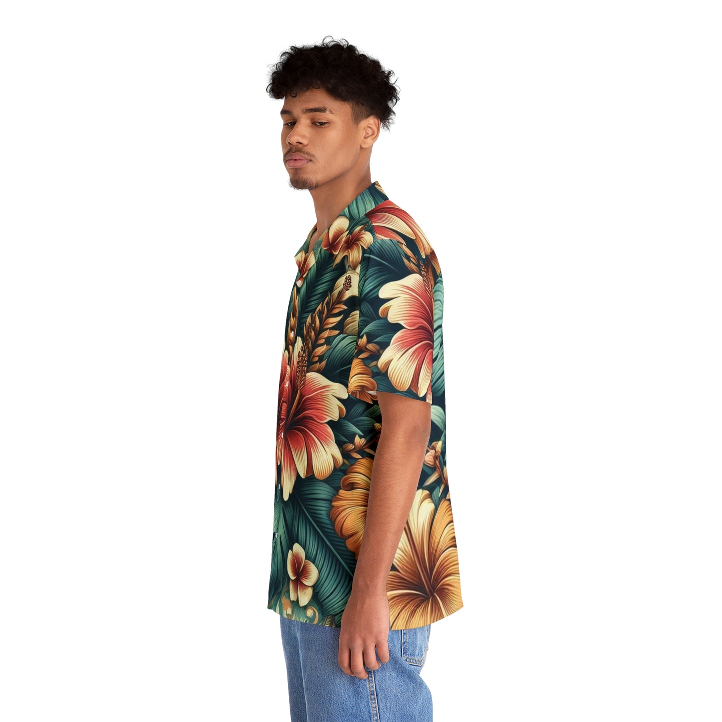 Juicy Clams Men's Hawaiian Shirt (1093)