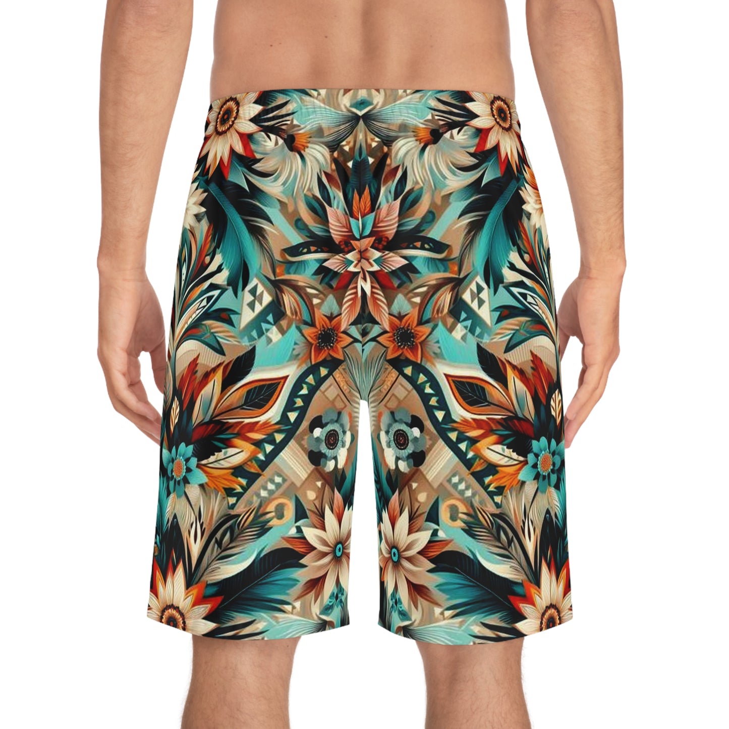 Juicy Clams Men's Board Shorts (H043)