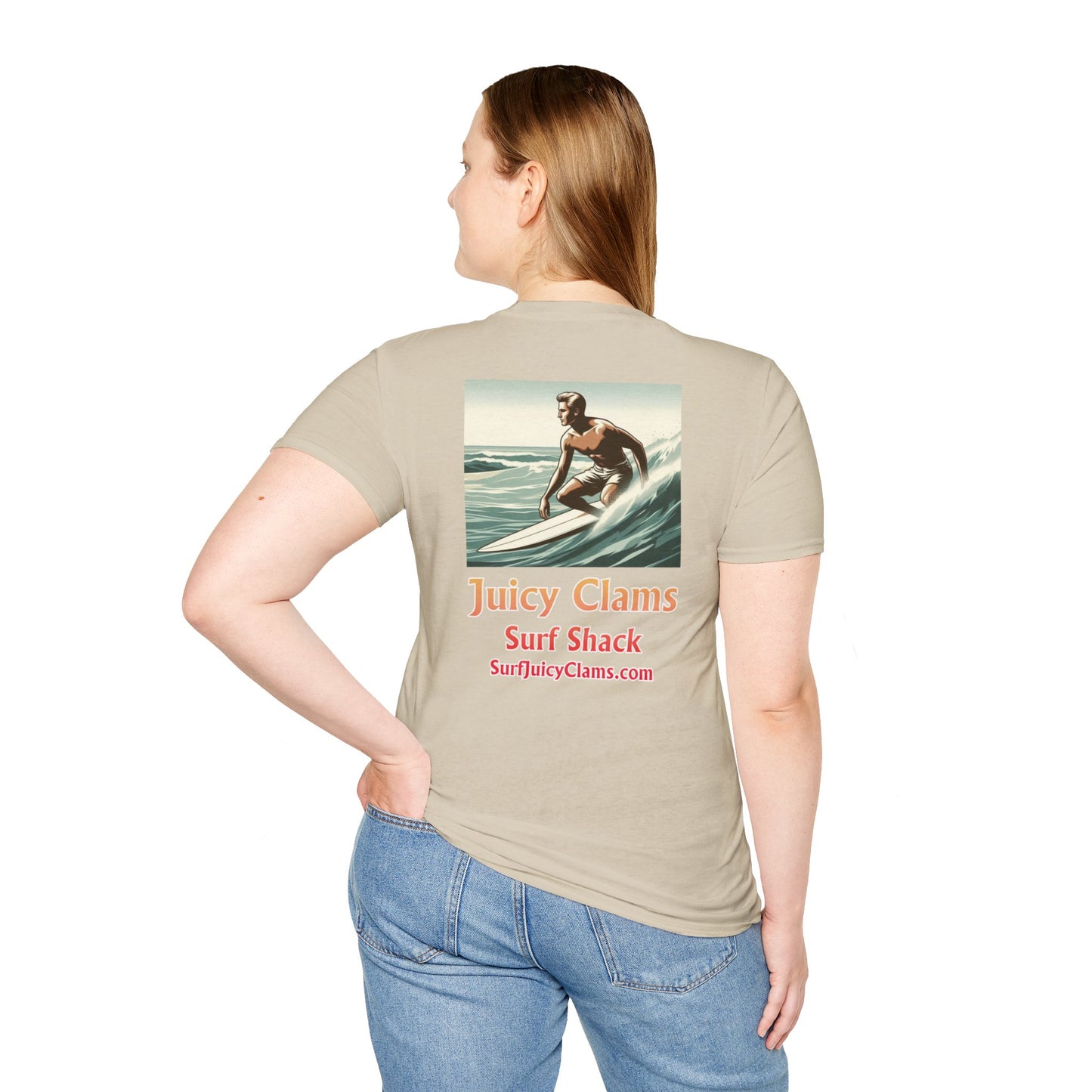 Juicy Clams Vintage Unisex T-Shirt (V044)