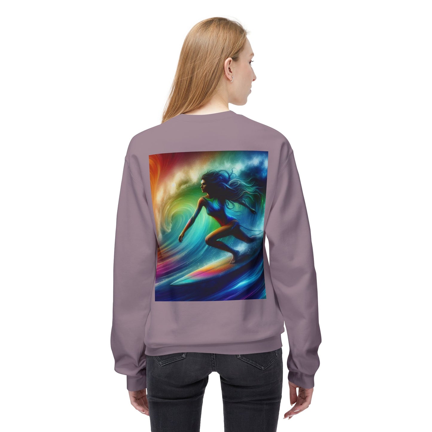 Juicy Clams Unisex Midweight Fleece Crewneck Sweatshirt (D036)