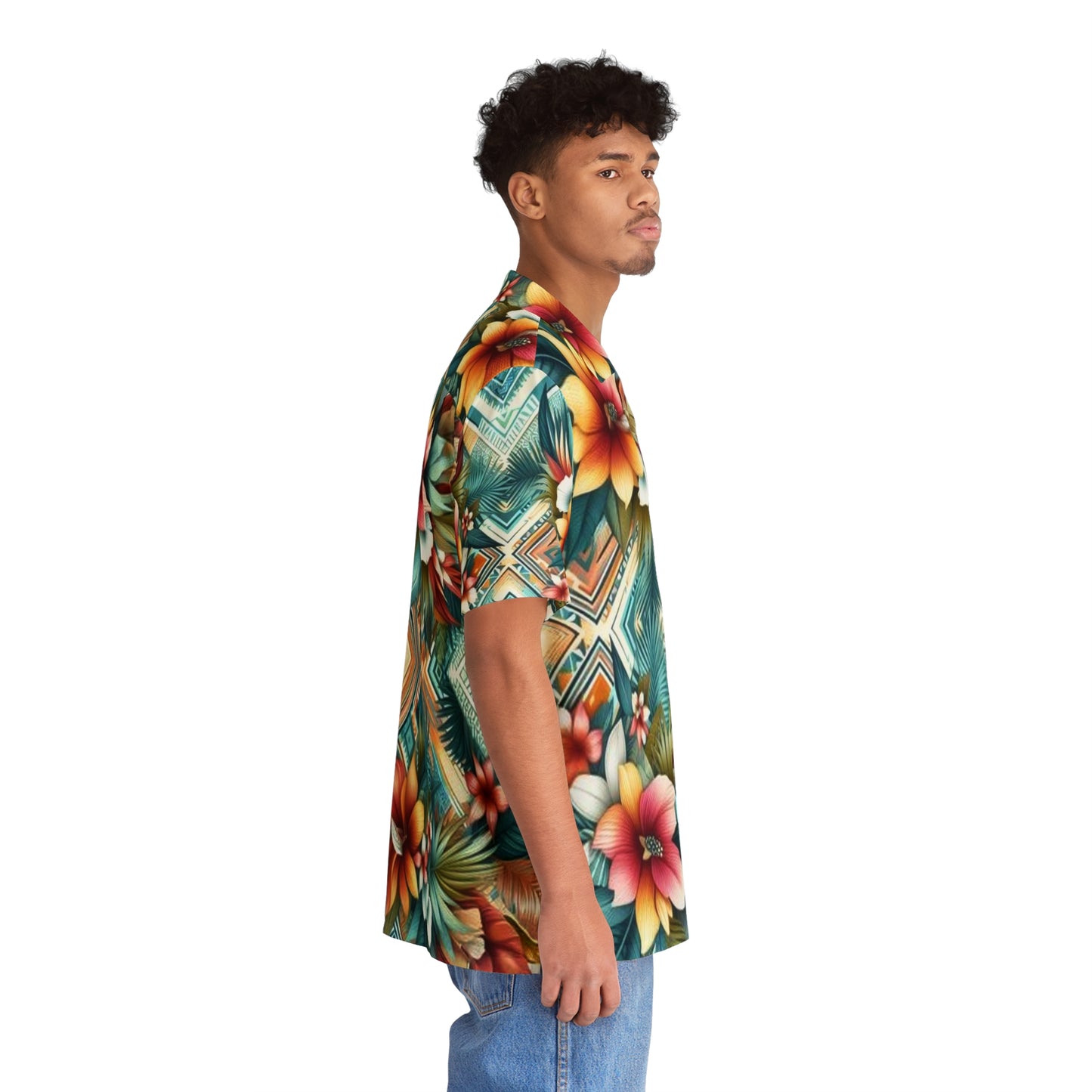 Juicy Clams Men's Hawaiian Shirt (1020)