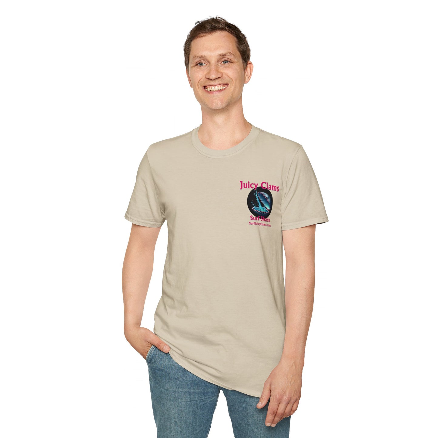 Juicy Clams Unisex Logo T-Shirt (L010)