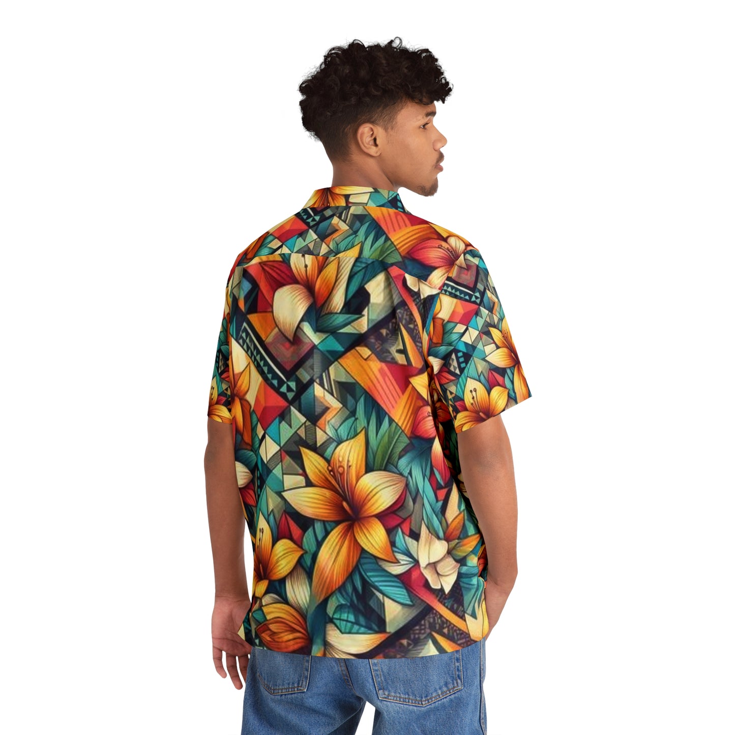 Juicy Clams Men's Hawaiian Shirt (1002)