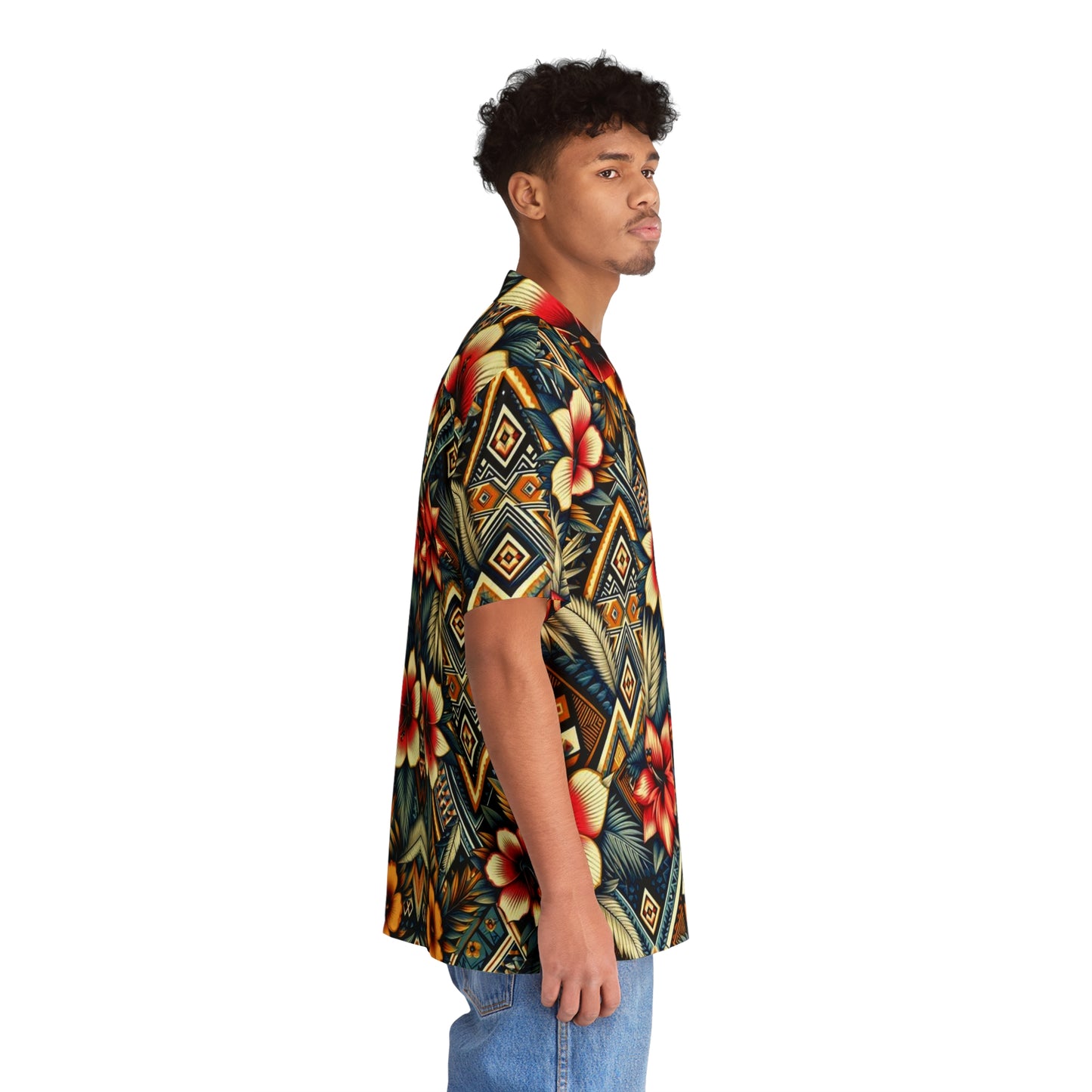 Juicy Clams Men's Hawaiian Shirt (H014)