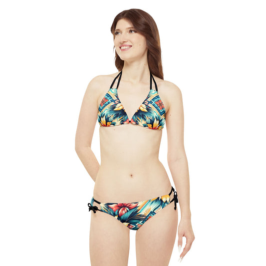 Juicy Clams Double Strap Bikini Set (1166)