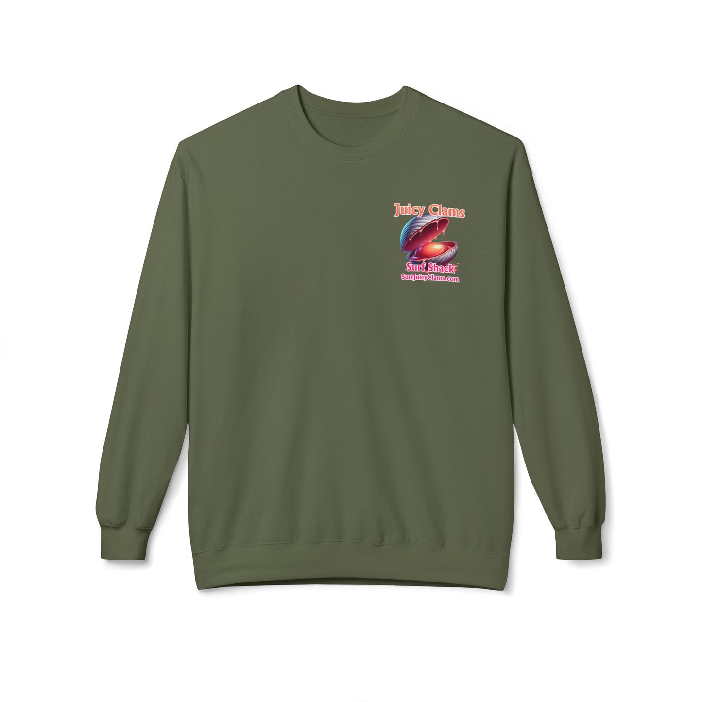 Juicy Clams Unisex Midweight Sweatshirt (A023)