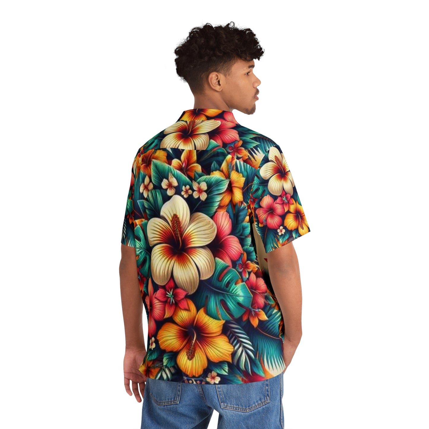 Juicy Clams Men's Hawaiian Shirt (1011)