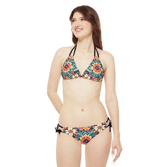 Juicy Clams Double Strap Bikini Set (1010)