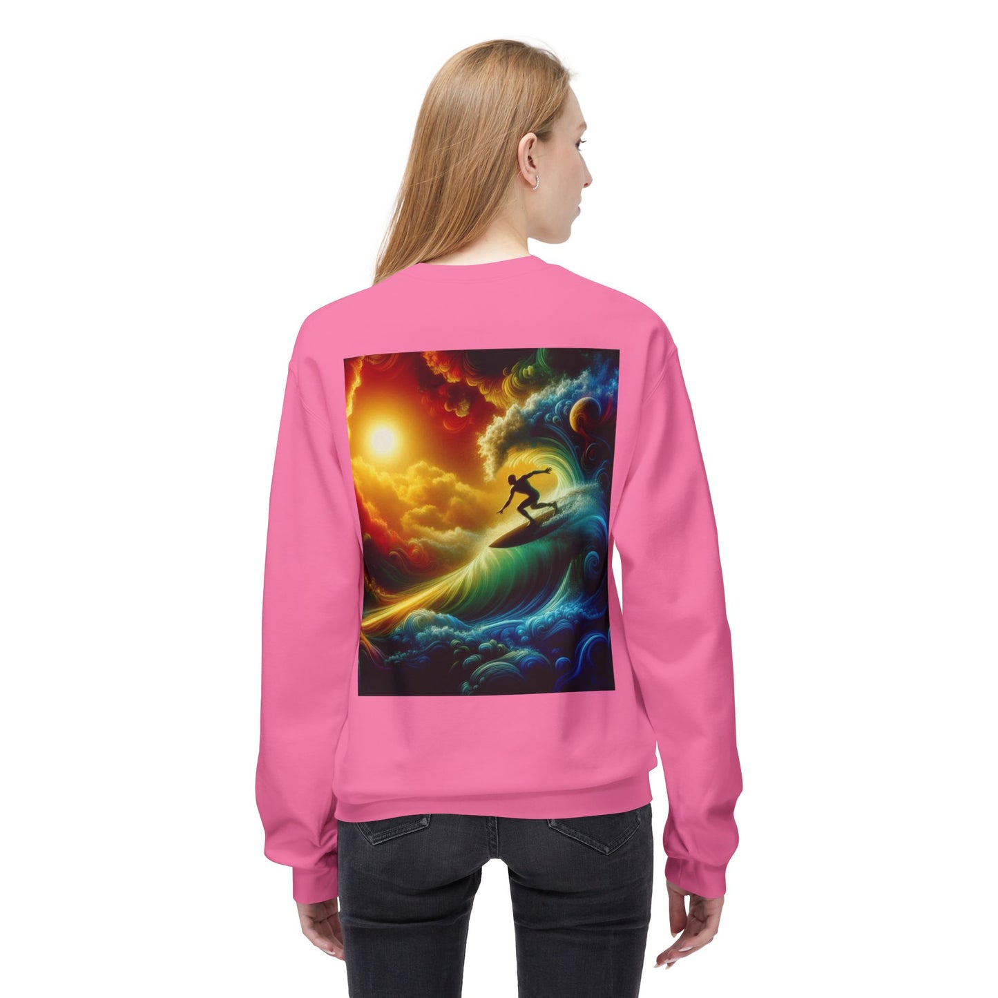 Juicy Clams Unisex Midweight Fleece Crewneck Sweatshirt (D013)