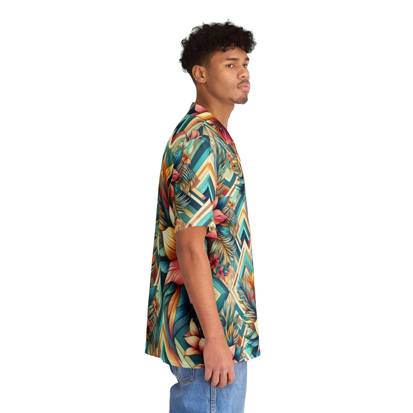 Juicy Clams Men's Hawaiian Shirt (1016)