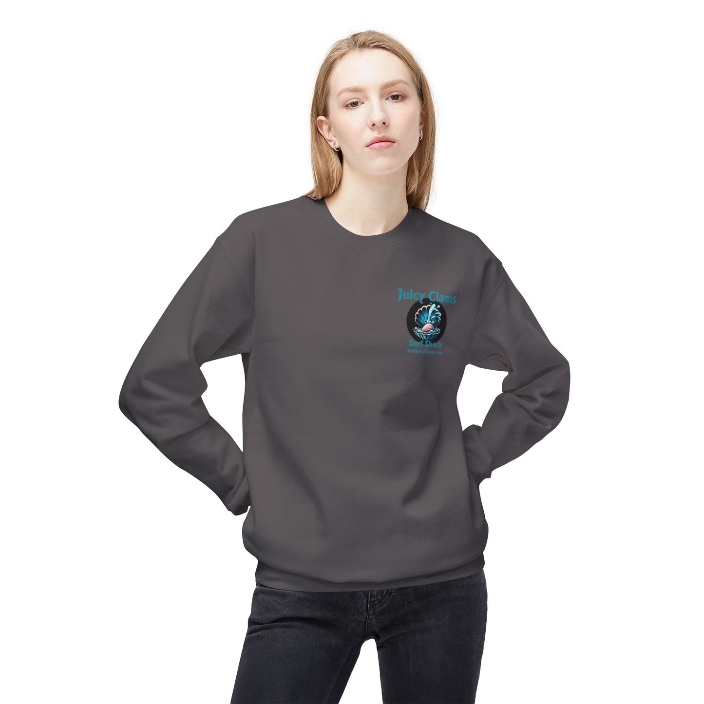 Juicy Clams Unisex Midweight Sweatshirt (A004)