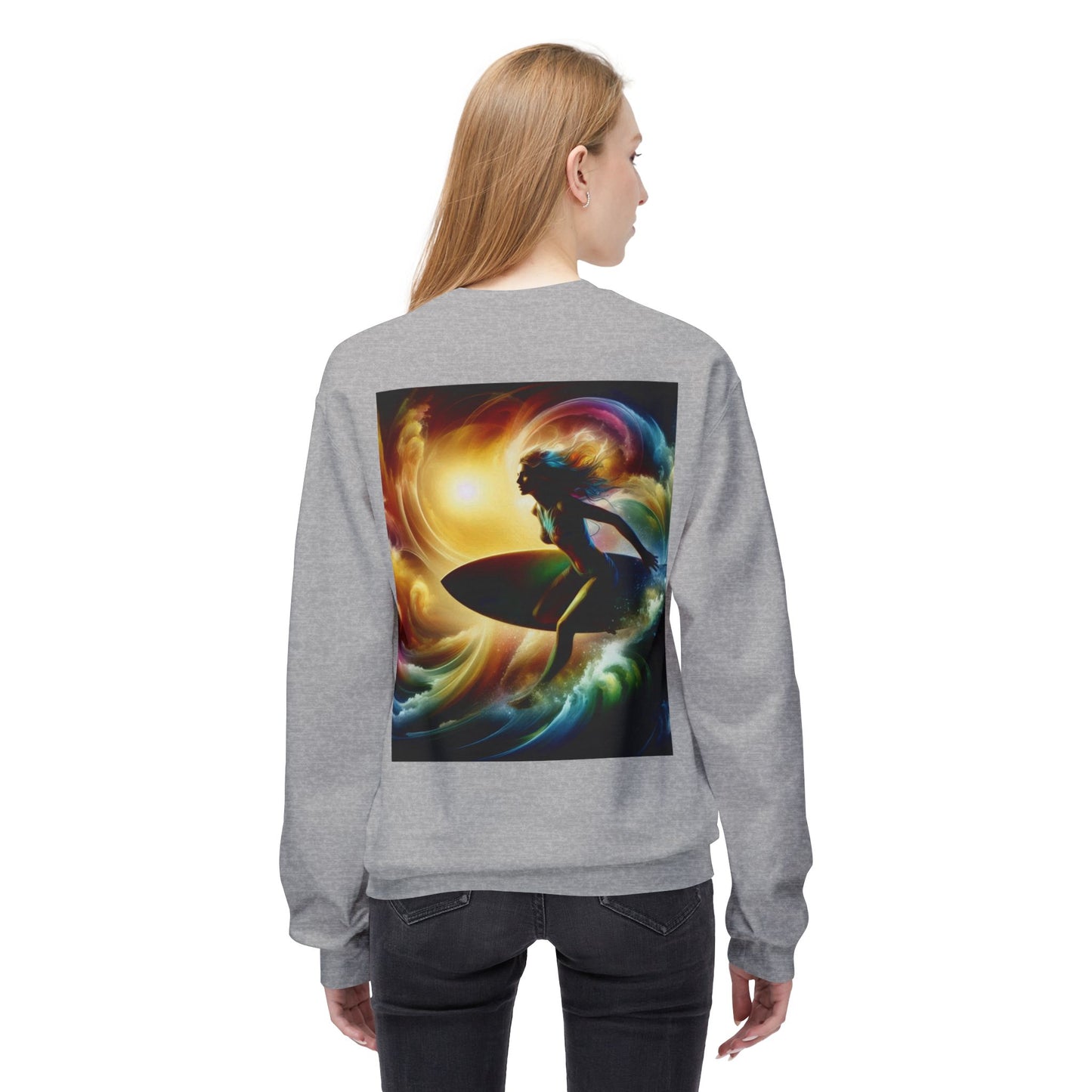 Juicy Clams Unisex Midweight Fleece Crewneck Sweatshirt (D008)