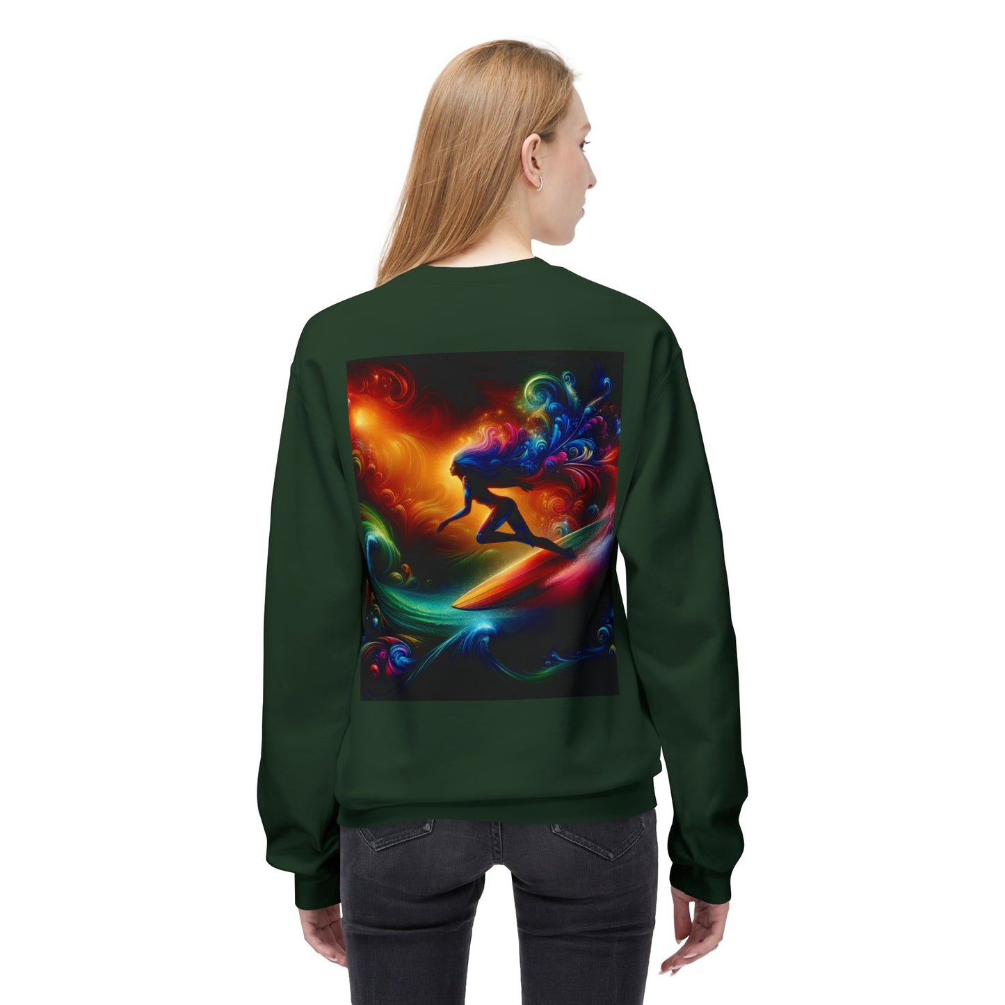 Juicy Clams Unisex Midweight Fleece Crewneck Sweatshirt (D011)