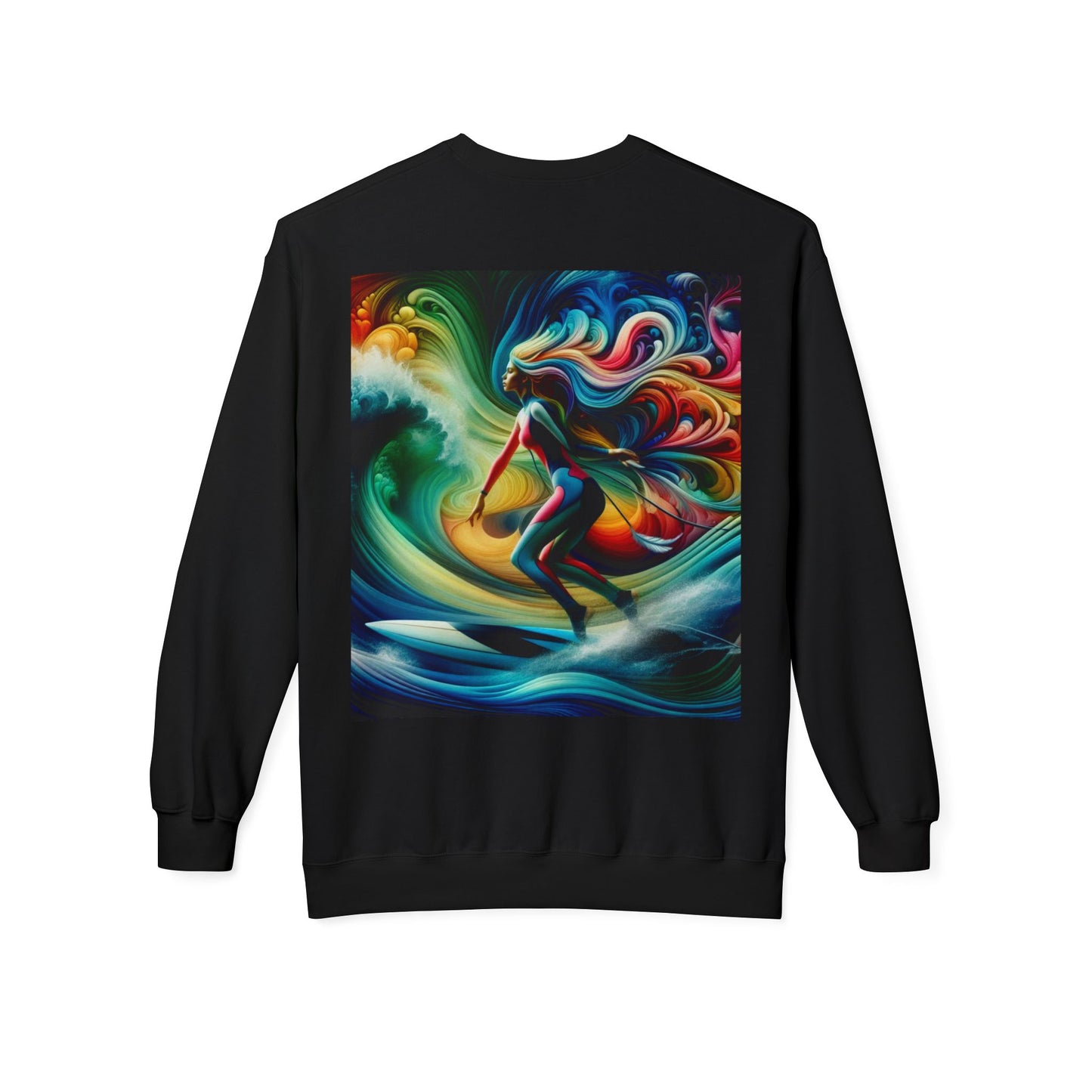 Juicy Clams Unisex Midweight Fleece Crewneck Sweatshirt (D005)