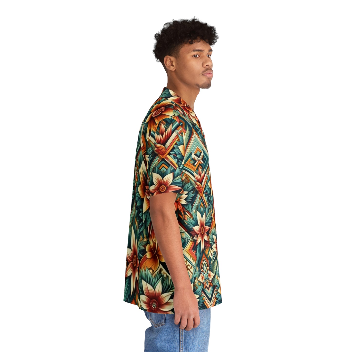 Juicy Clams Men's Hawaiian Shirt (1013)