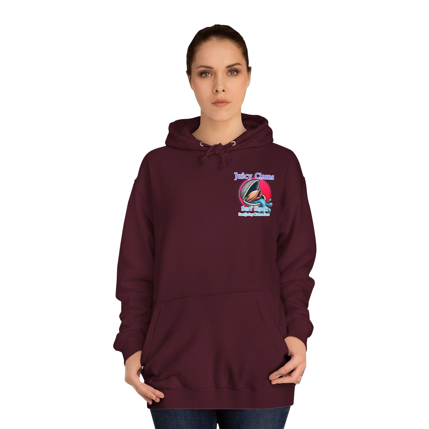 Juicy Clams Unisex College Hoodie (A007)