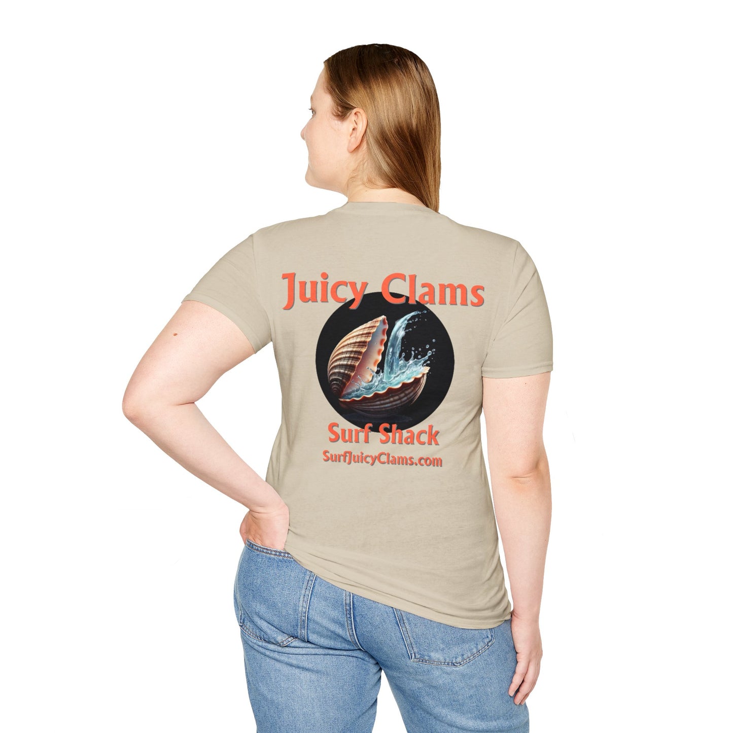 Juicy Clams Unisex Logo T-Shirt (L007)