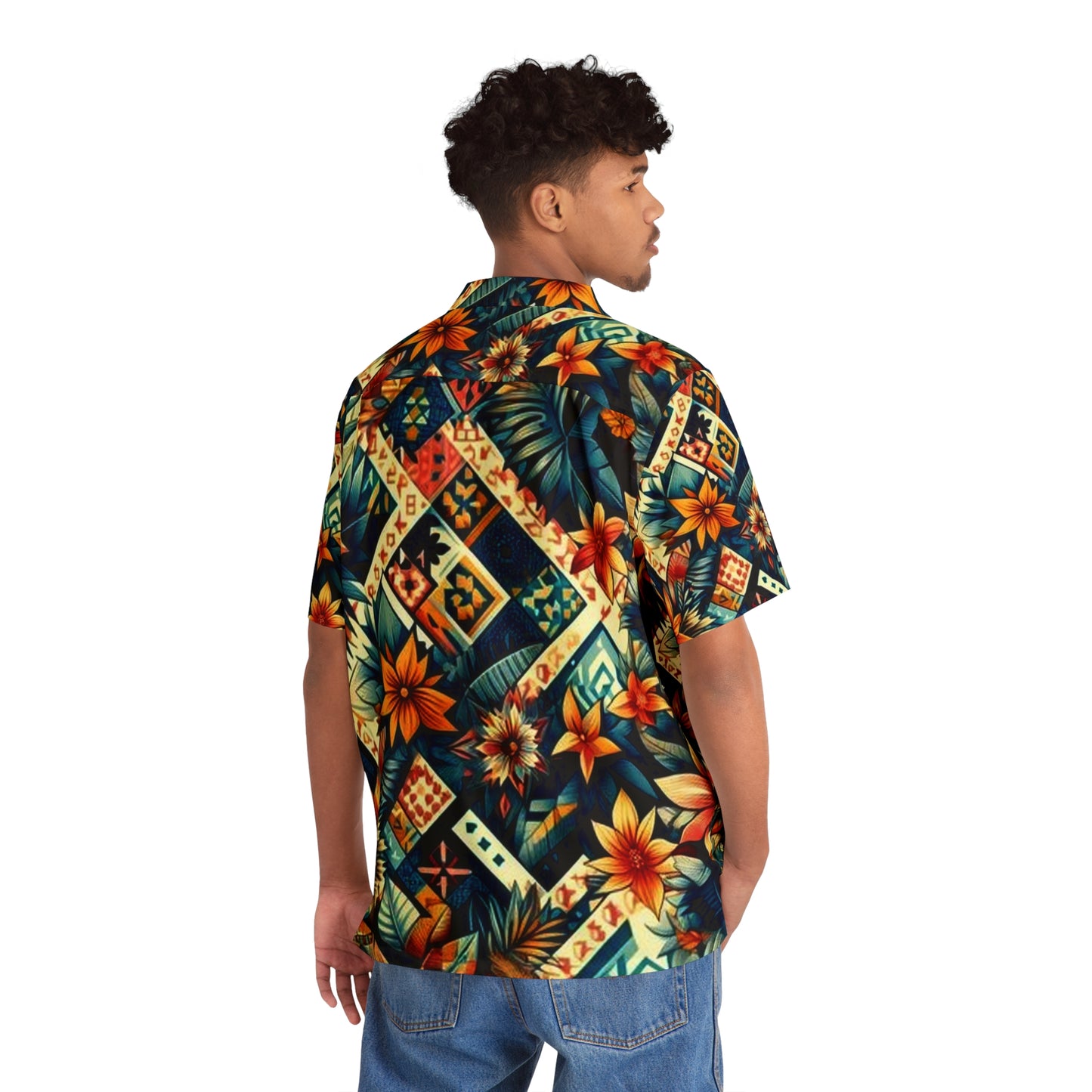 Juicy Clams Men's Hawaiian Shirt (1019)
