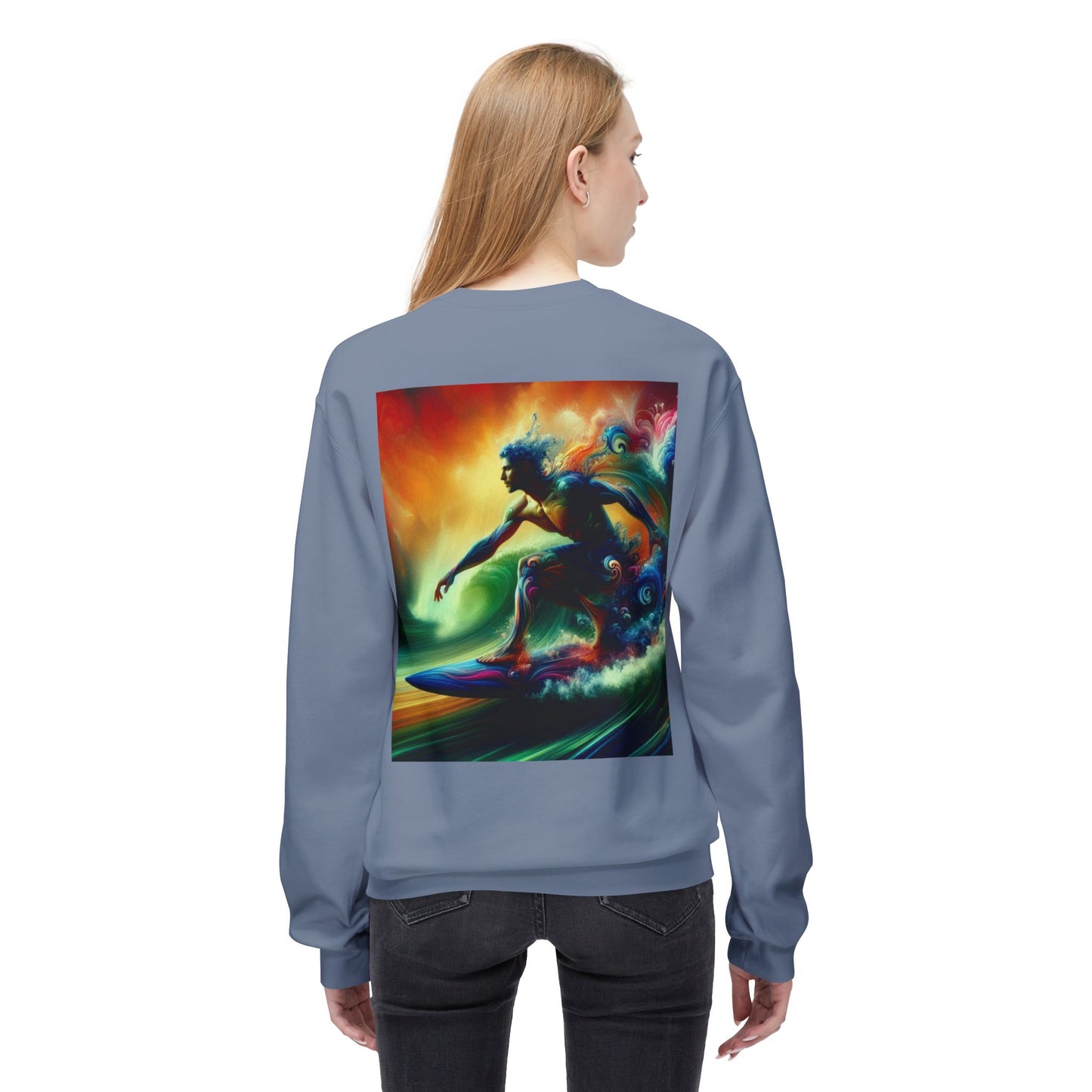 Juicy Clams Unisex Midweight Fleece Crewneck Sweatshirt (D047)