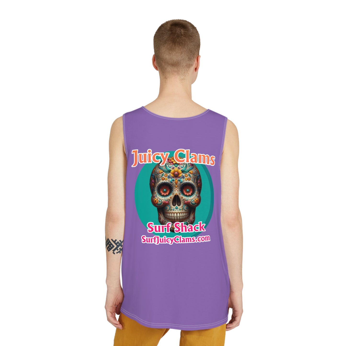 Juicy Clams Men's Logo Tank (A014)