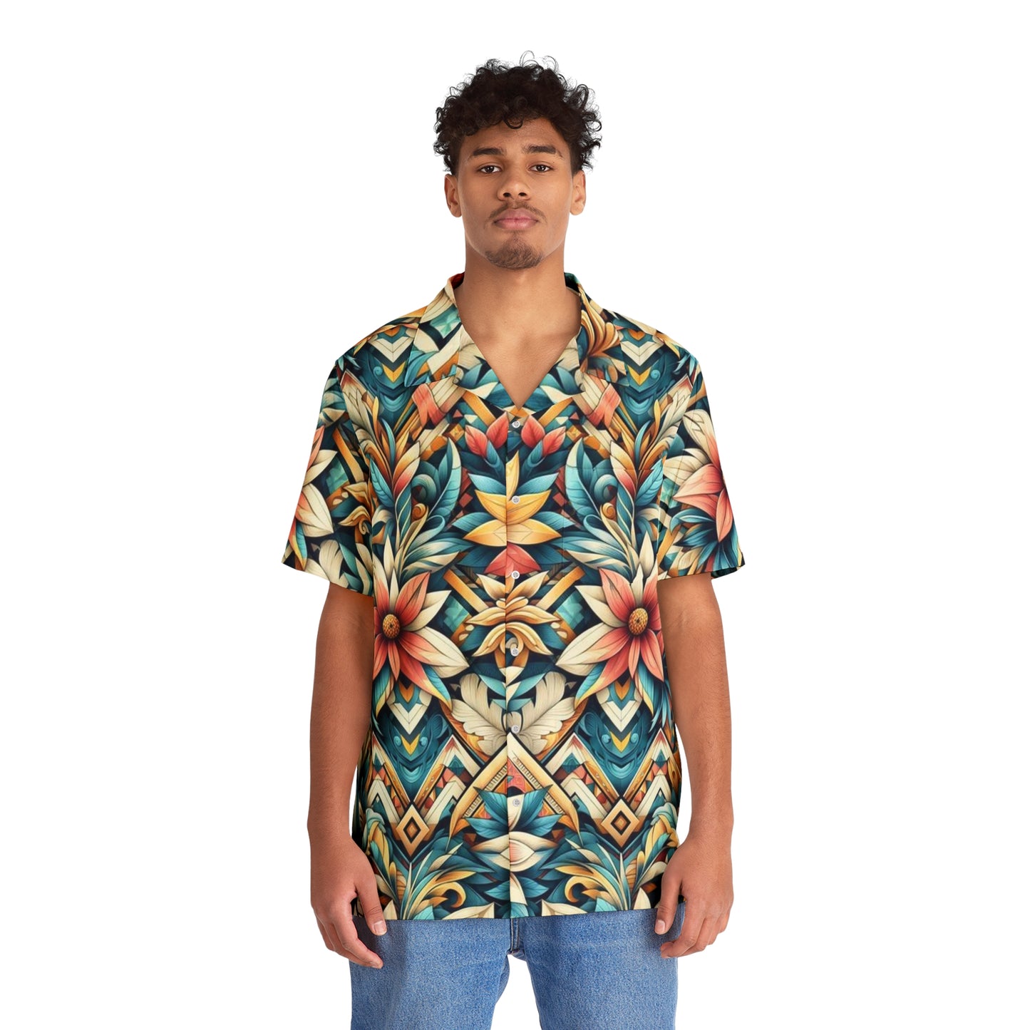 Juicy Clams Men's Hawaiian Shirt (1164)