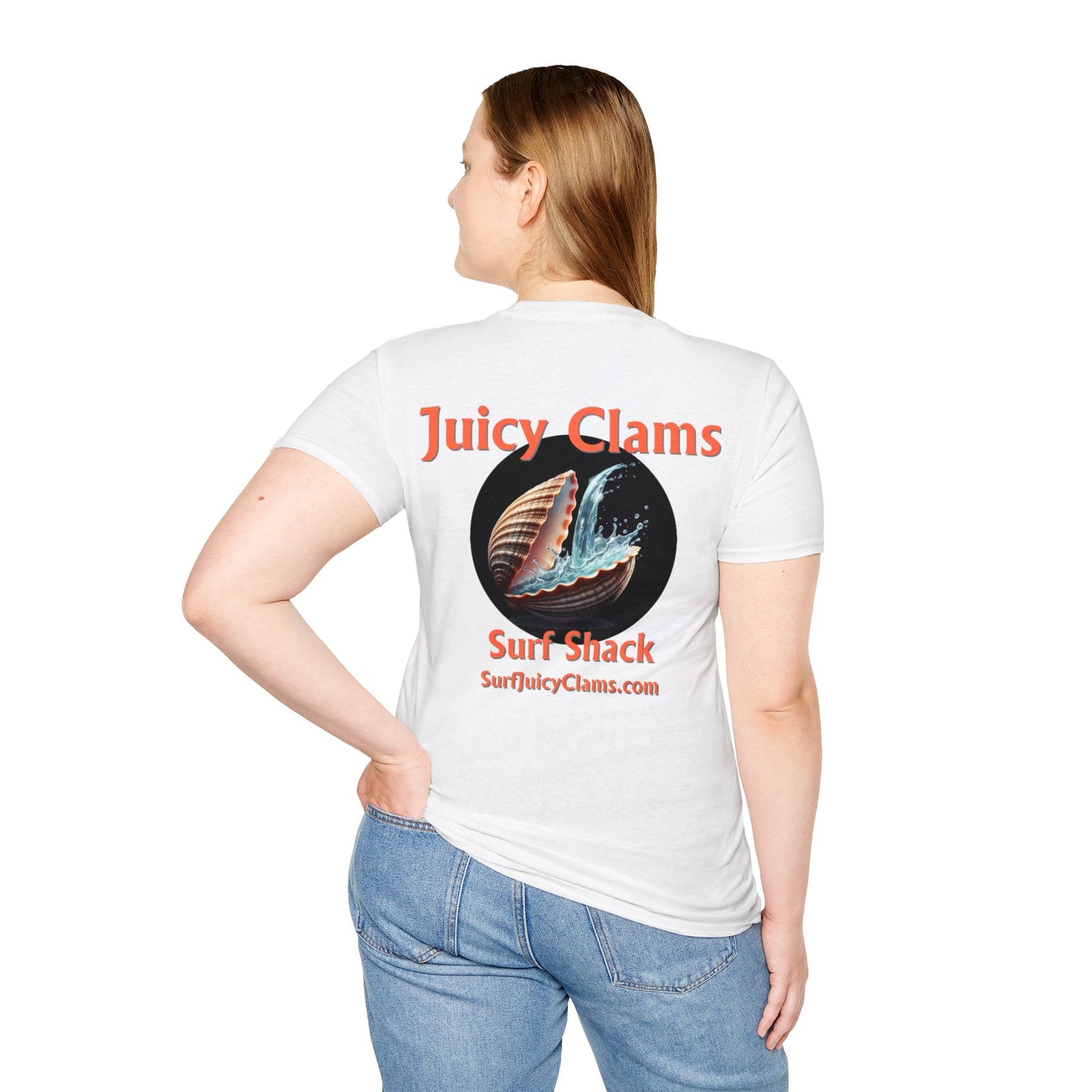 Juicy Clams Unisex Logo T-Shirt (L007)