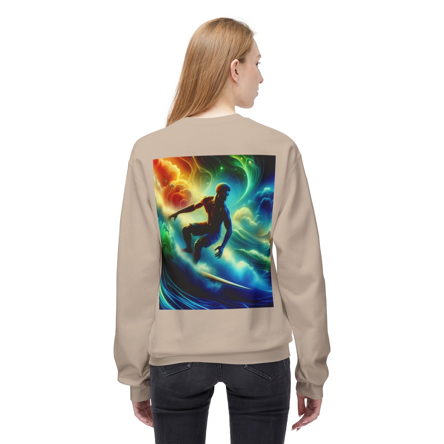 Juicy Clams Unisex Midweight Fleece Crewneck Sweatshirt (D038)