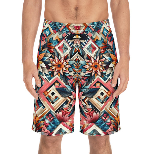 Juicy Clams Men's Board Shorts (H060)