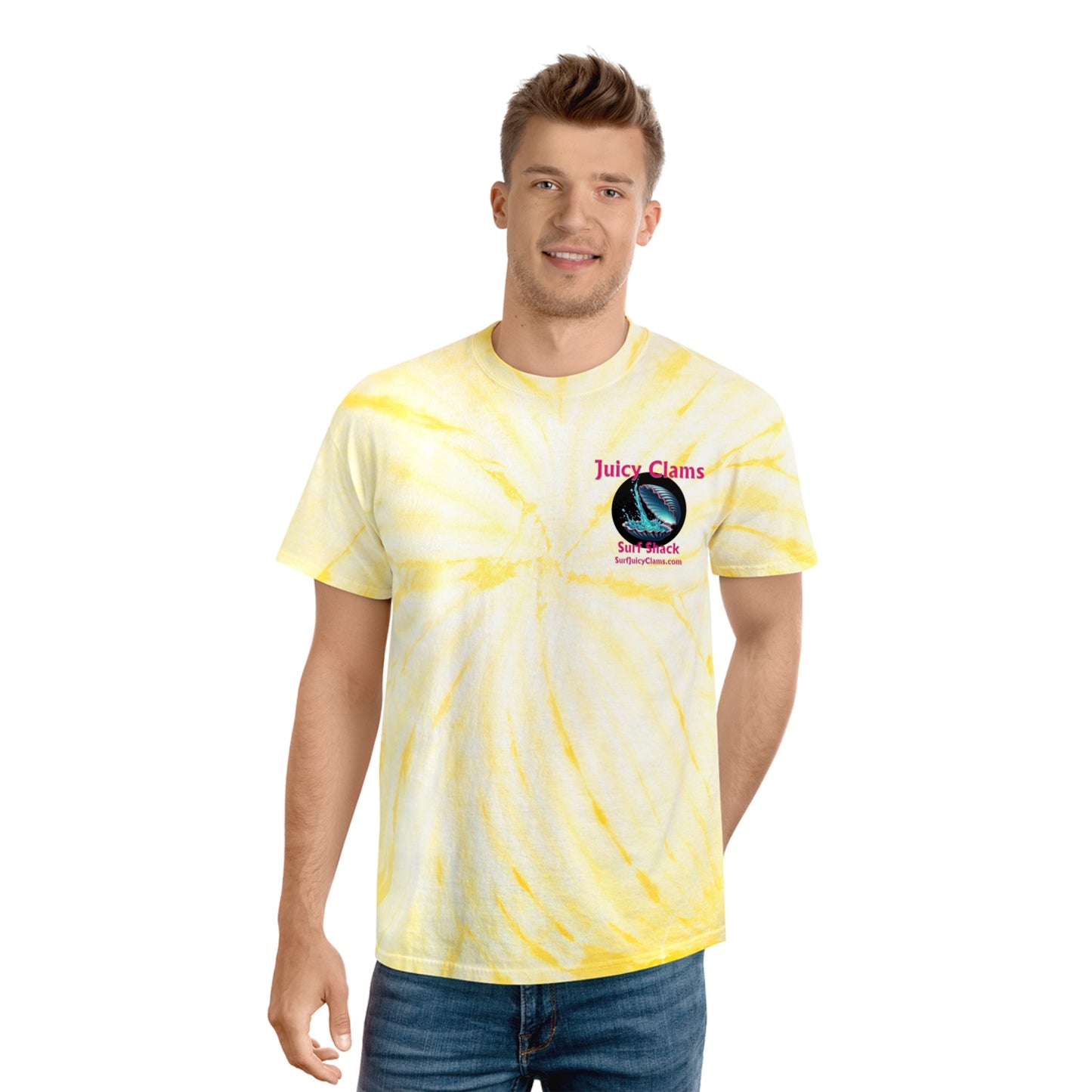 Juicy Clams Tie-Dye Cyclone Tee (L010)