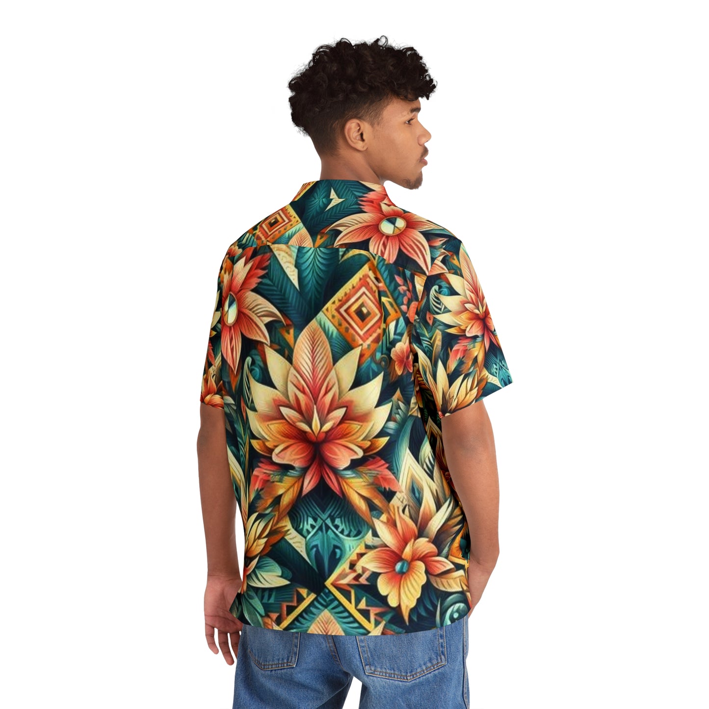 Juicy Clams Men's Hawaiian Shirt (1009)