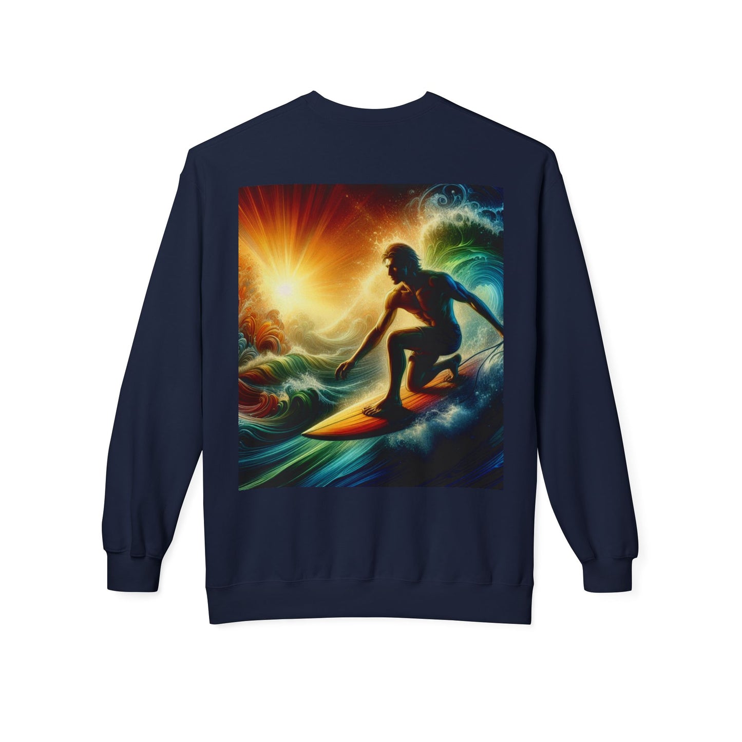 Juicy Clams Unisex Midweight Fleece Crewneck Sweatshirt (D045)