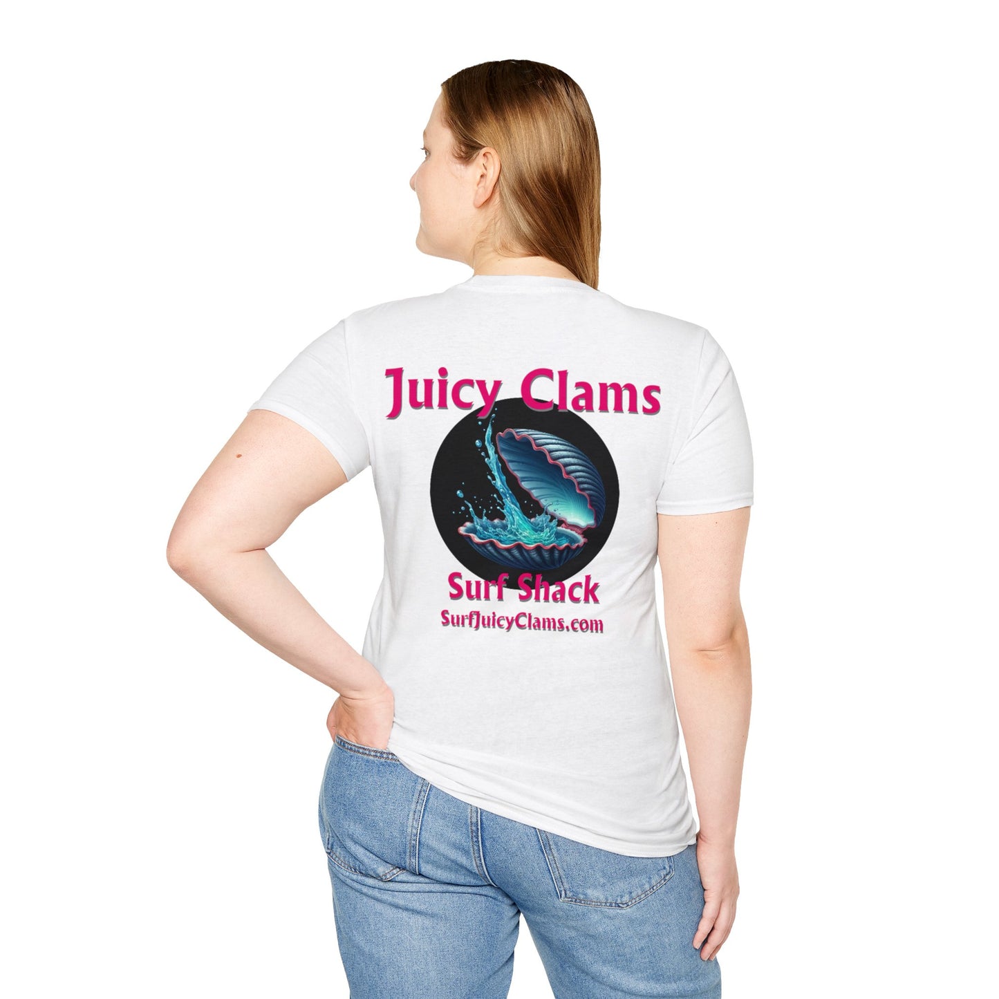 Juicy Clams Unisex Logo T-Shirt (L010)