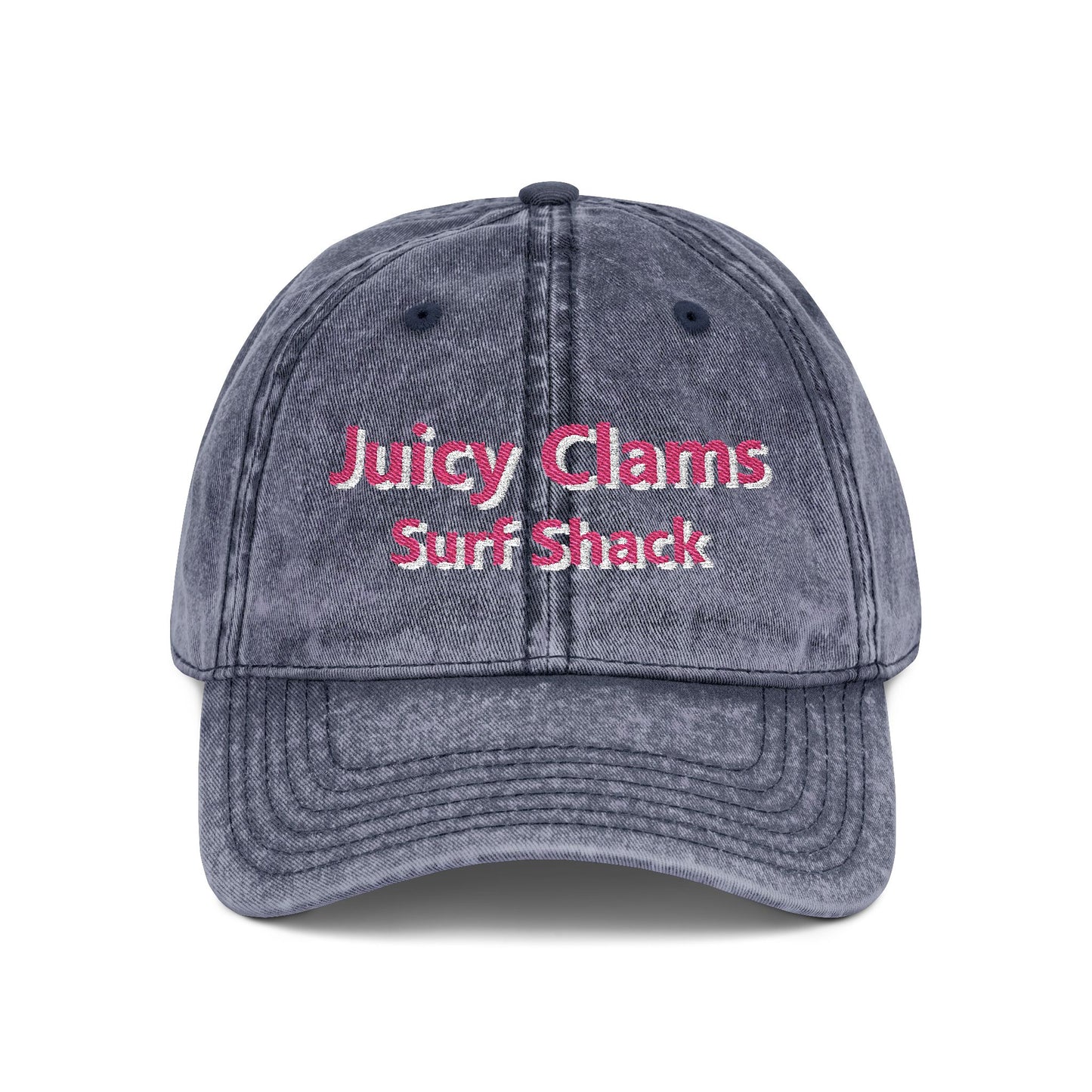 Juicy Clams Embroidered Vintage Cap (E003)