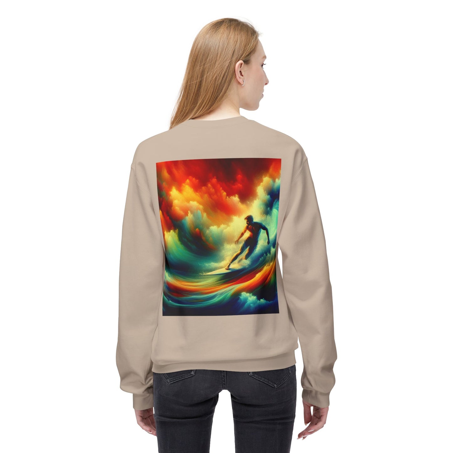 Juicy Clams Unisex Midweight Fleece Crewneck Sweatshirt (D031)