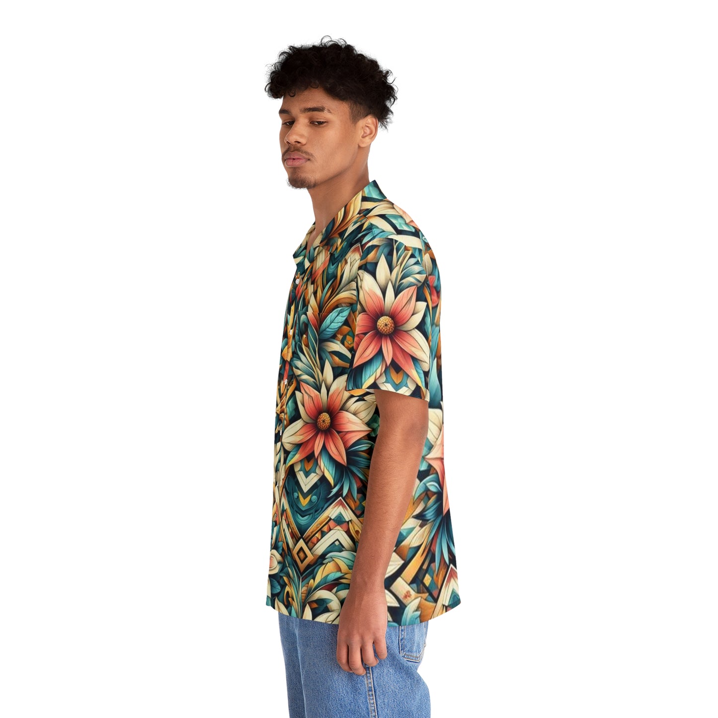 Juicy Clams Men's Hawaiian Shirt (1164)