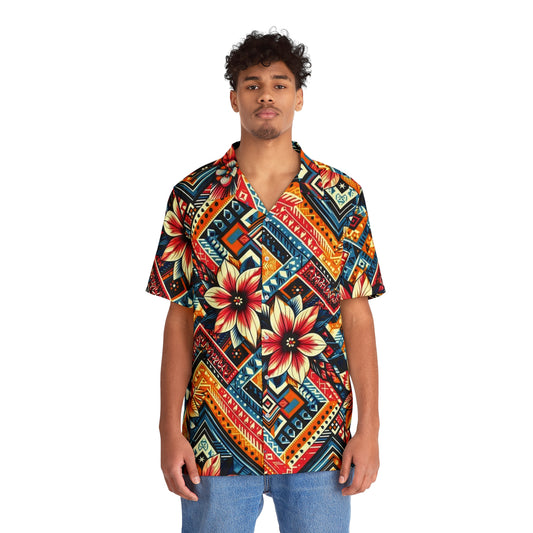 Juicy Clams Men's Hawaiian Shirt (1004)