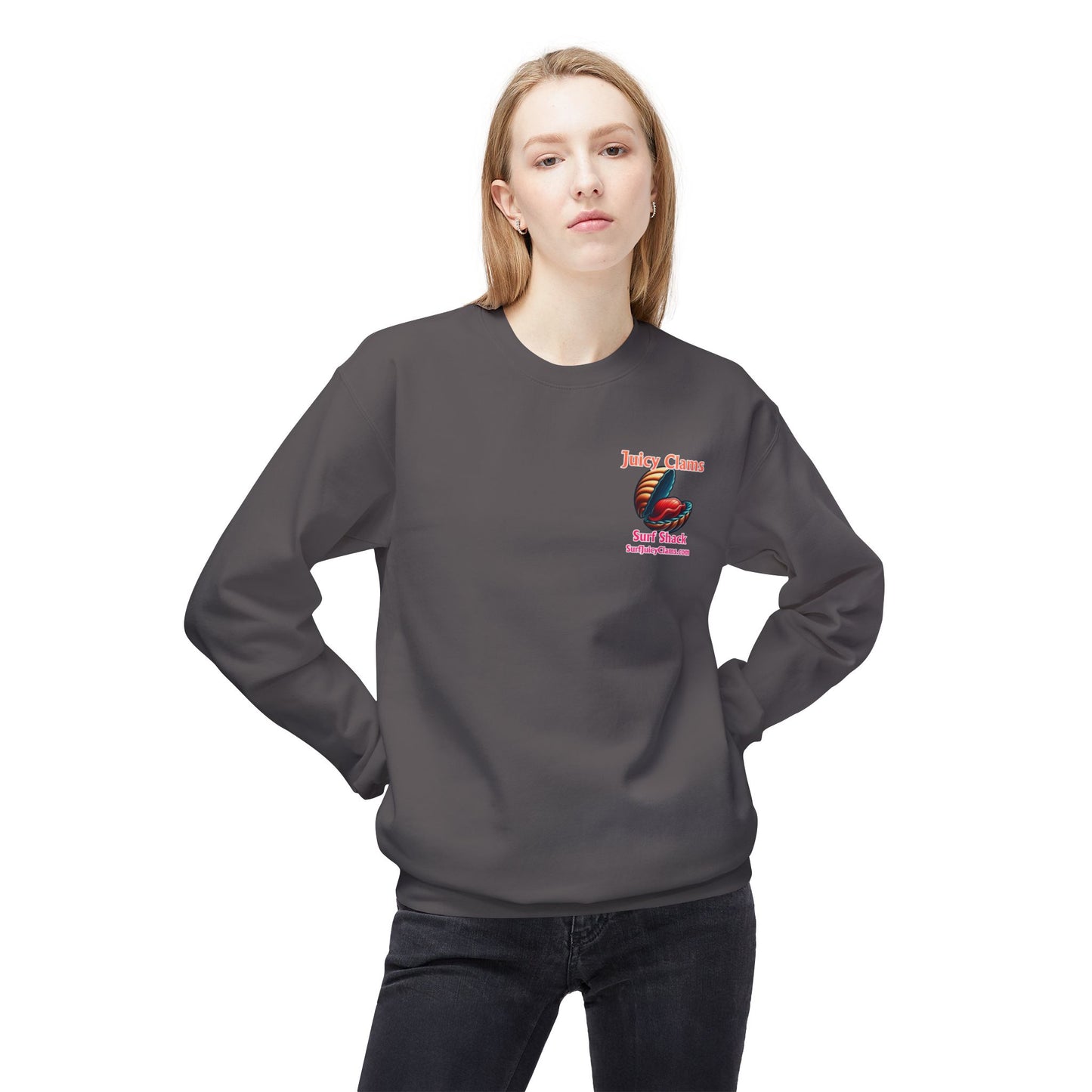 Juicy Clams Unisex Midweight Sweatshirt (A024)