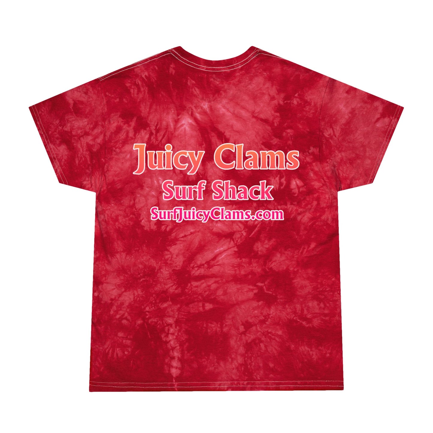 Juicy Clams Unisex Logo Crystal Tie-Dye T-Shirt (A200)